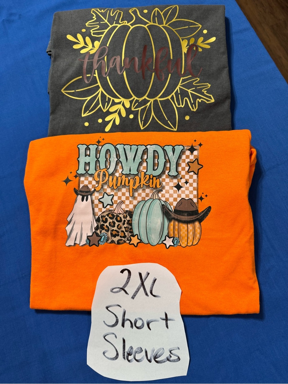 Howdy Pumpkin Short Sleeve Tee - Orange